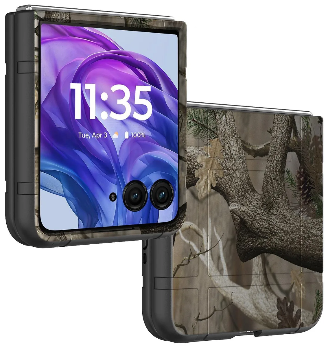 Nakedcellphone Nakedcellphone Grid-Textured Hard Case for Motorola RAZR 2024/2025/2026 — product photo