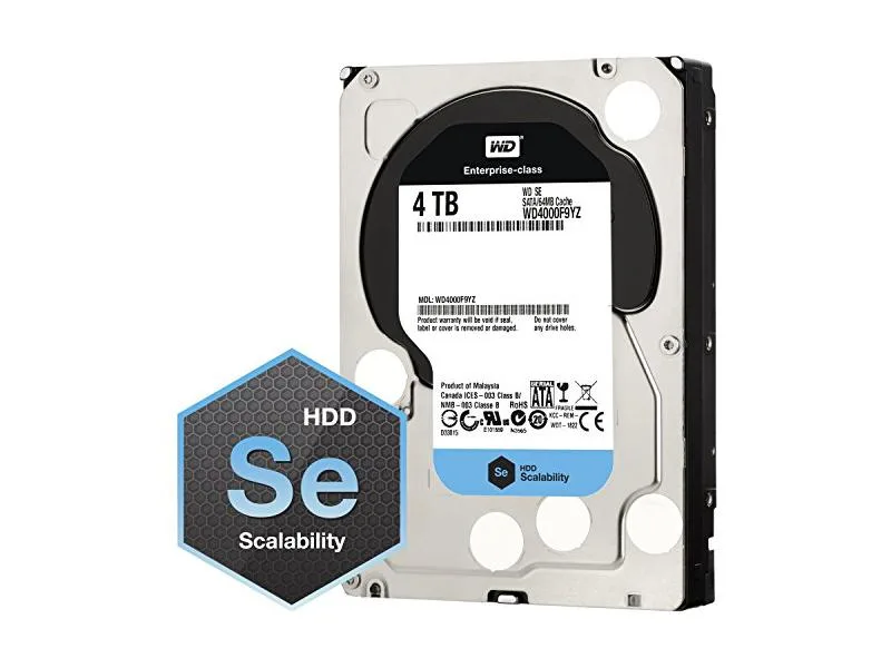 Western Digital Western Digital WD4000F9YZ 4TB 7200RPM 64MB SATA 6.0Gb/s 3.5" Enterprise Hard Drive — product photo