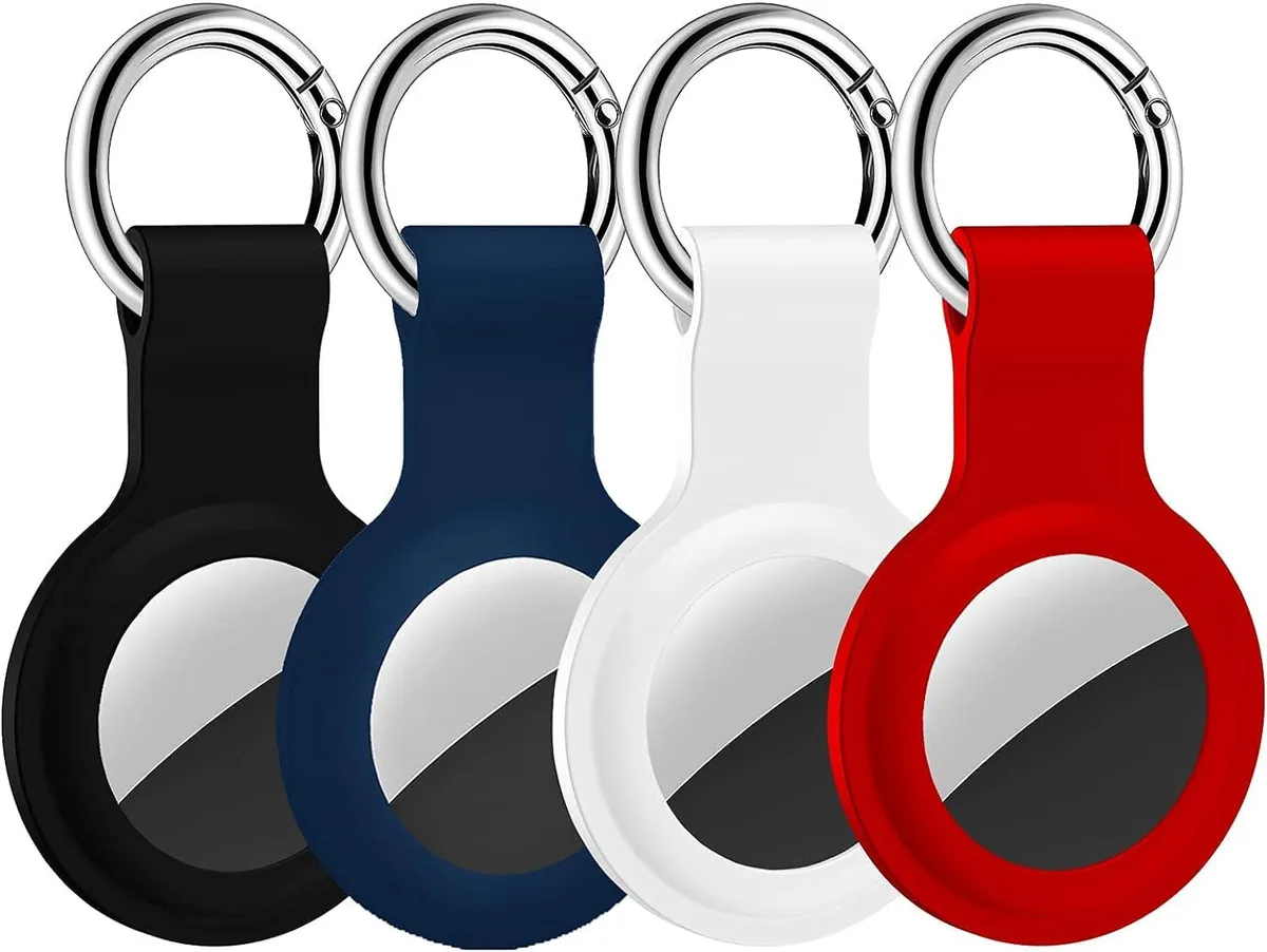 Corn Electronics Corn Electronics AirTag Case 4 Pack Silicone Keychain Holder 2021 — product photo
