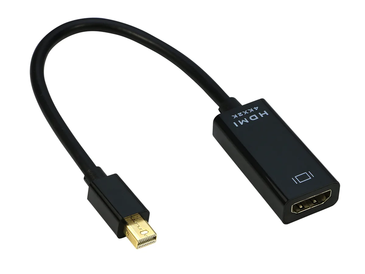 iXever iXever Mini DisplayPort to HDMI Adapter 9 Inch Black — product photo
