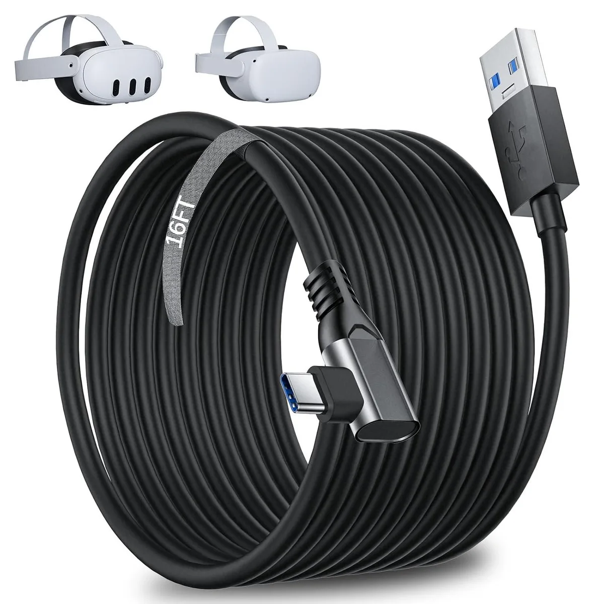 BFKK BFKK VR Link Cable 16FT USB 3.0 16 ft Black vr accessory — product photo