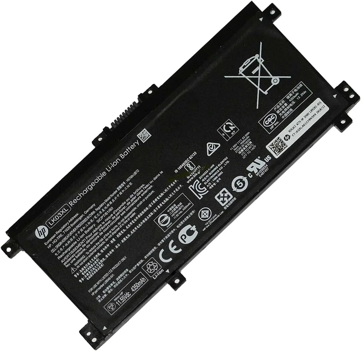 FOCUSTEC FOCUSTEC LK03XL laptop battery 3-cell 11.55V 52.5Wh — product photo