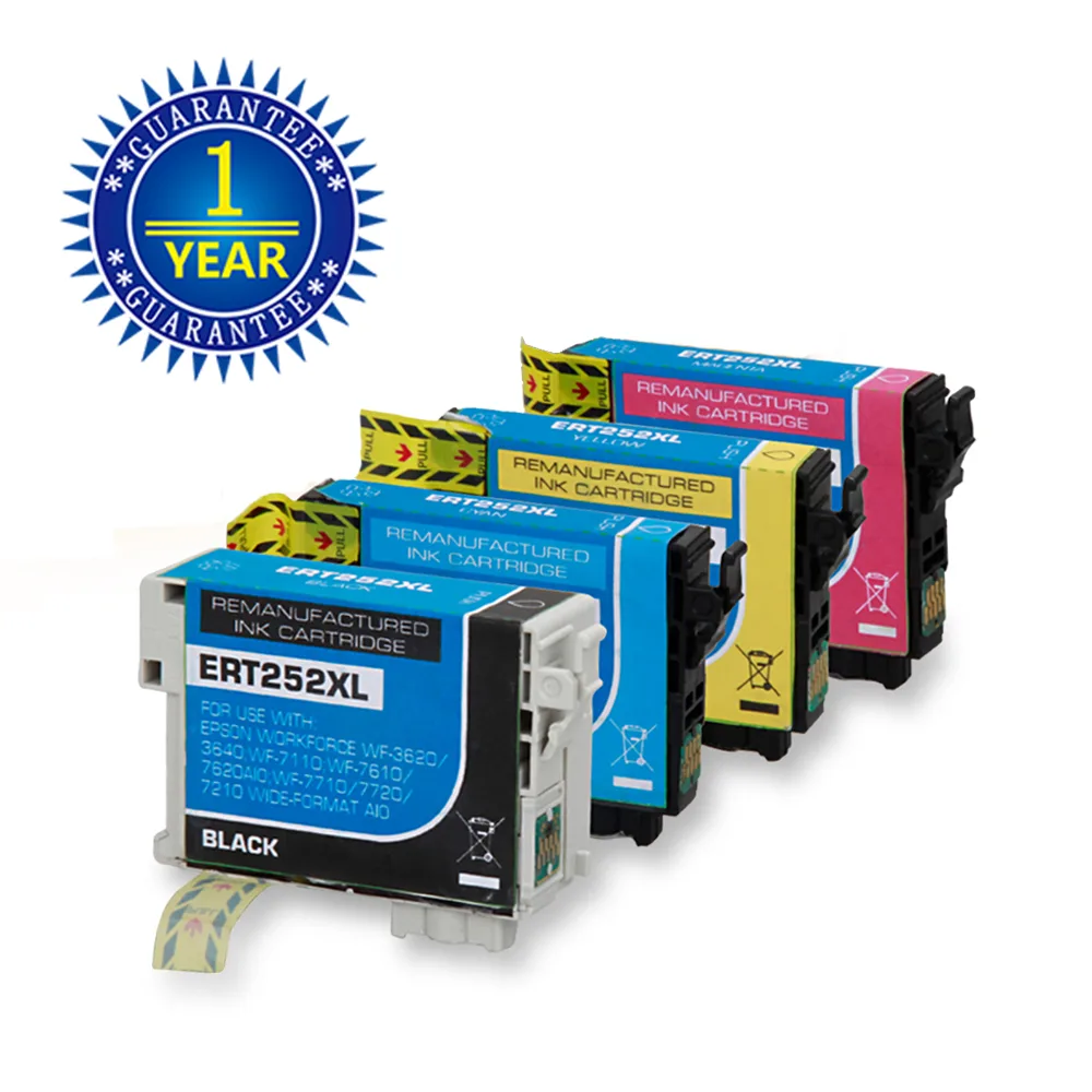 V4ink V4ink T252XL 4PK Ink Cartridge Black Cyan Magenta Yellow — product photo