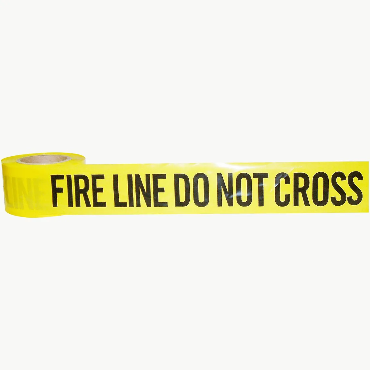 J.V. Converting Company, Inc. J.V. Converting Company, Inc. Barricade Tape BR-1 2.5 mil 1000 ft Yellow Black FIRE LINE DO NOT CROSS — product photo