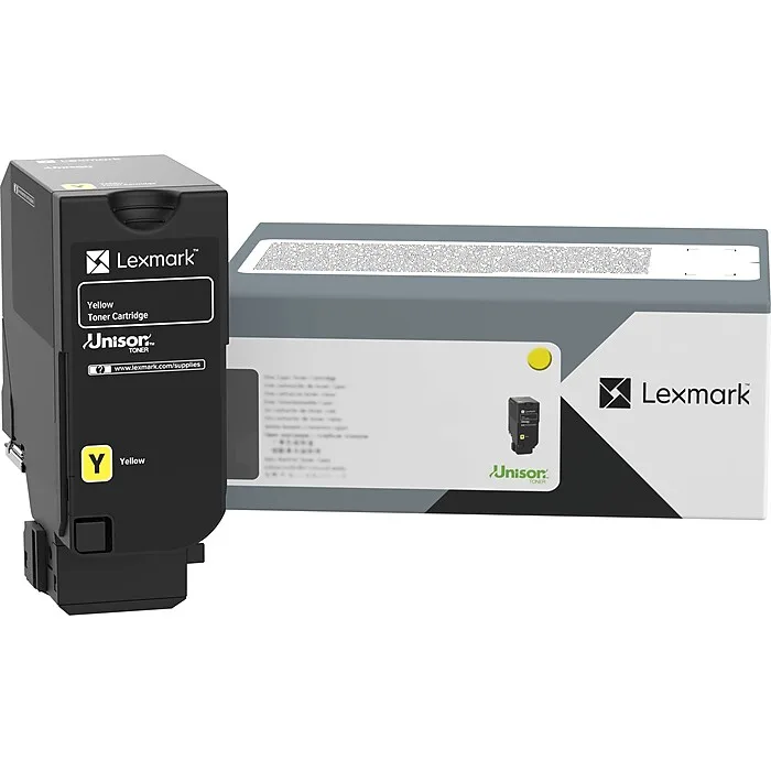 Lexmark Lexmark 81C0X40 Yellow Toner Cartridge 16.2K — product photo
