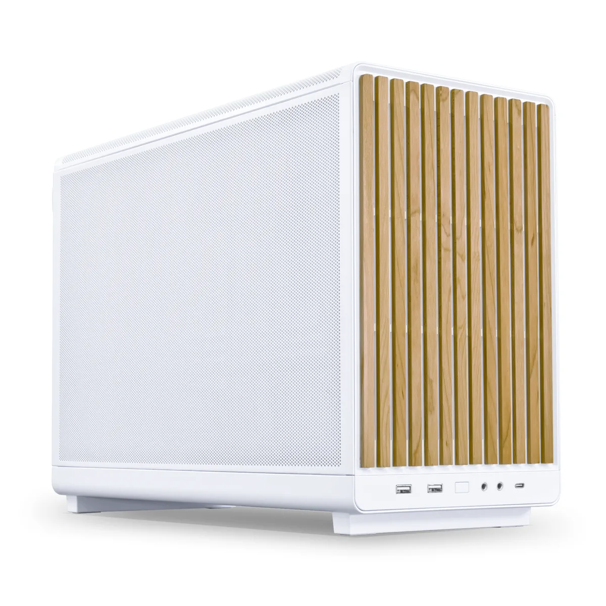 Lian Li Lian Li A3-mATX Wood Edition Micro ATX PC Case White — product photo