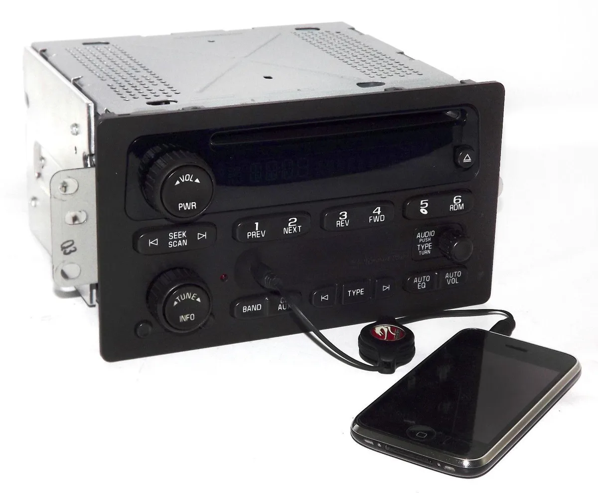 1 Factory Radio 1 Factory Radio 15850275 AM FM CD Receiver Aux 3.5mm 2005-2009 — product photo