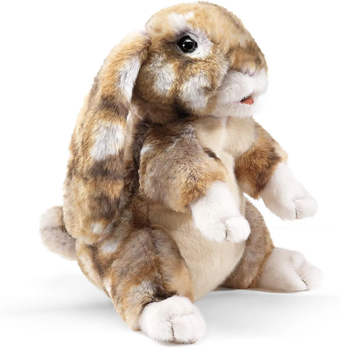 Folkmanis Puppets Folkmanis Puppets Silky Bunny Rabbit Hand Puppet 10 inches — product photo