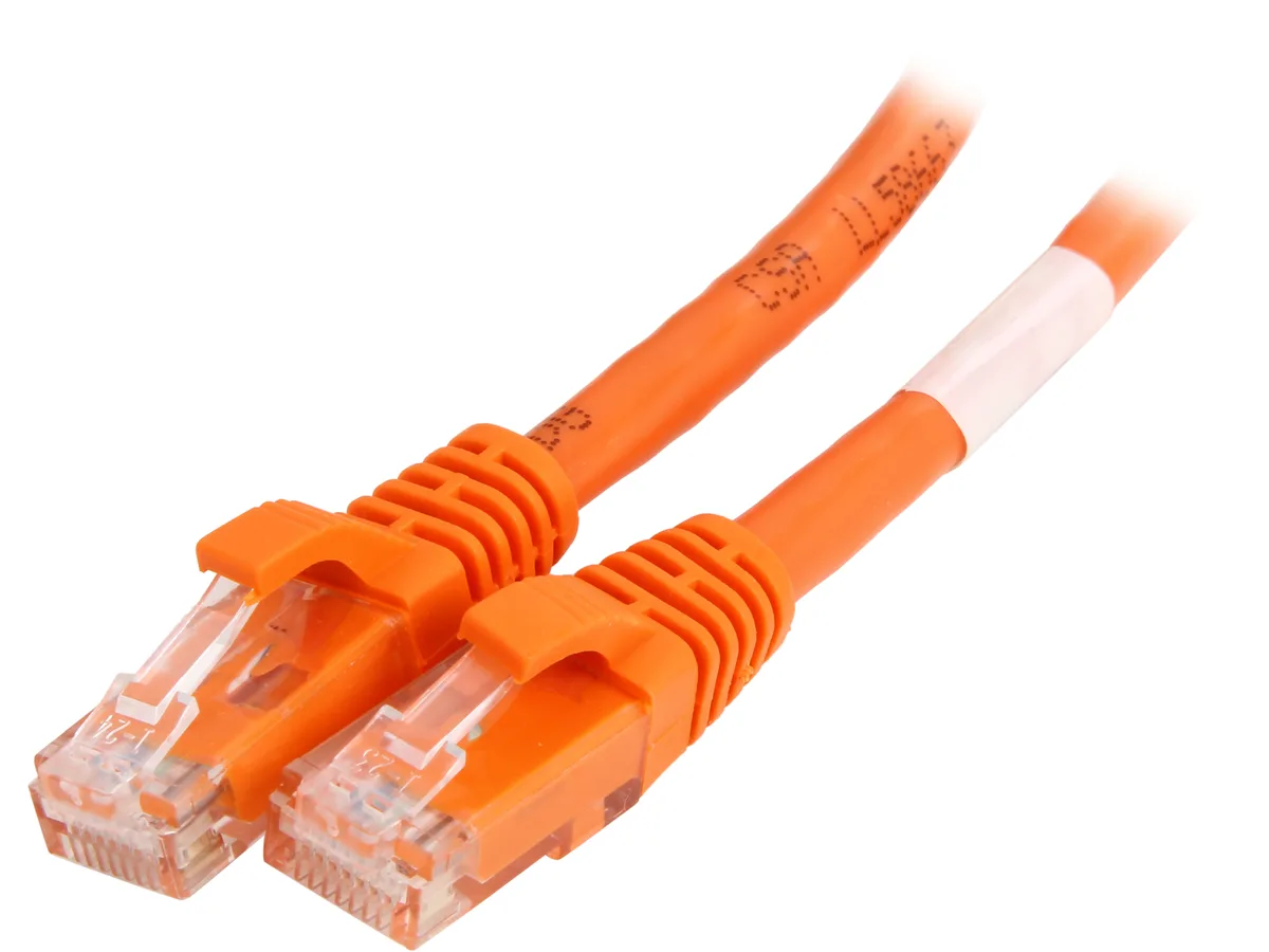 Cables To Go Cables To Go 31358 Cat 6 network ethernet cable 35 ft Orange — product photo