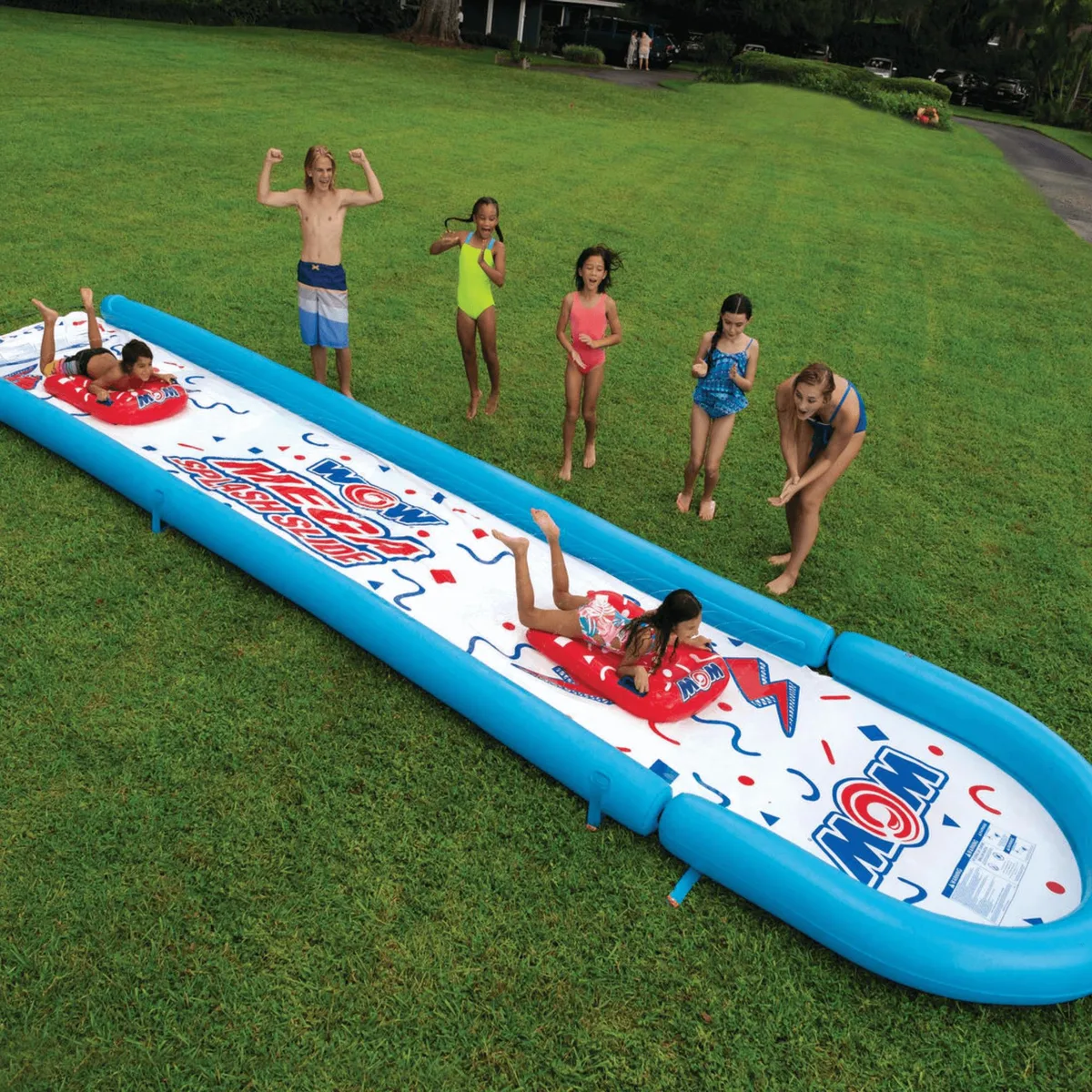 WOW Watersports WOW Watersports Mega 25 Ft Backyard Slide with Splash Pool — product photo
