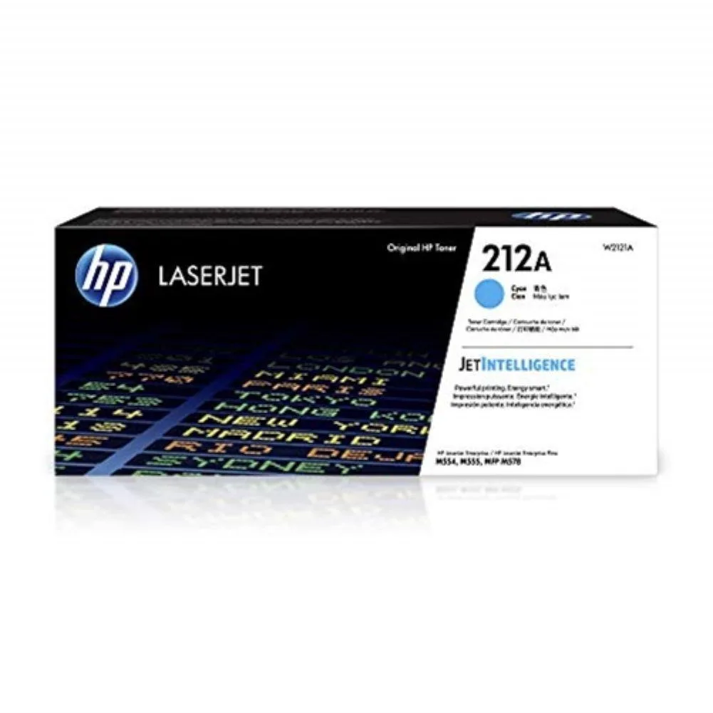 HP HP 212A W2121A Cyan Toner Cartridge 4500 Pages — product photo