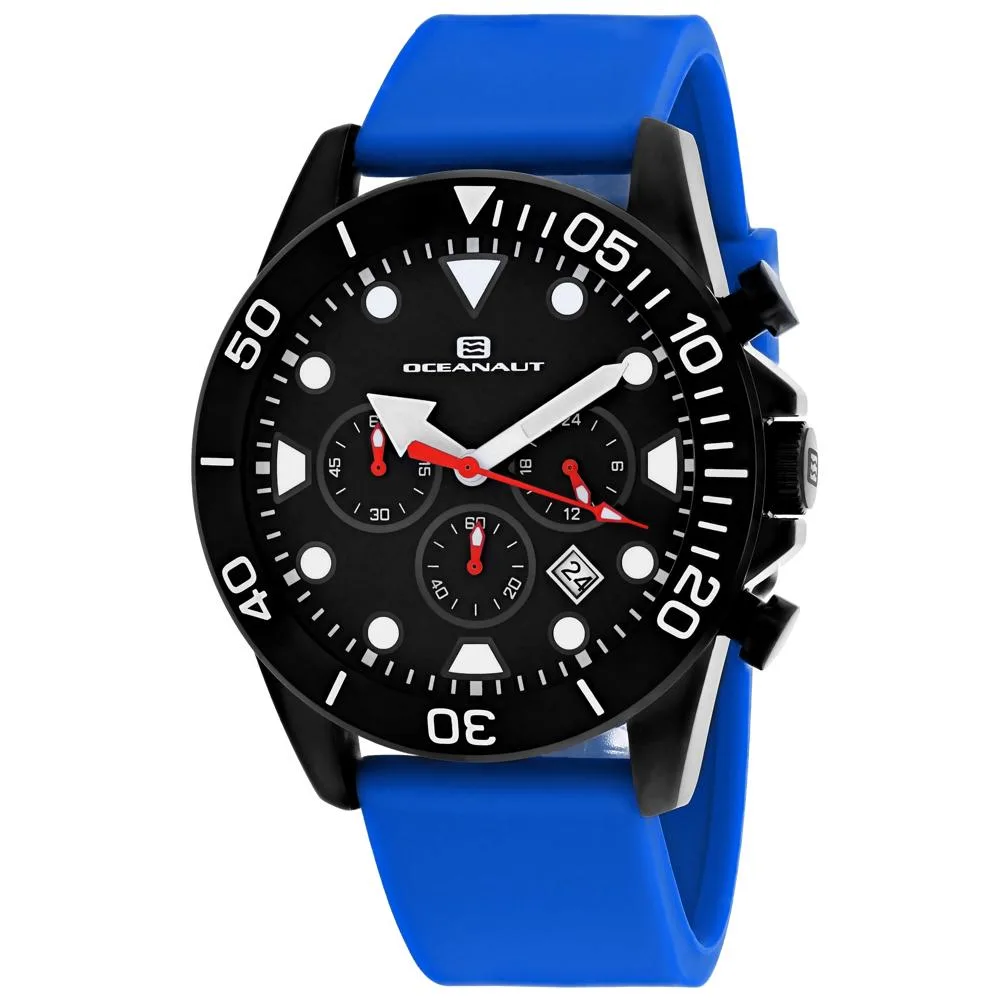 OCEANAUT OCEANAUT OC1313 Naval Watch 47 mm Black Dial Silicone Strap 10 ATM — product photo