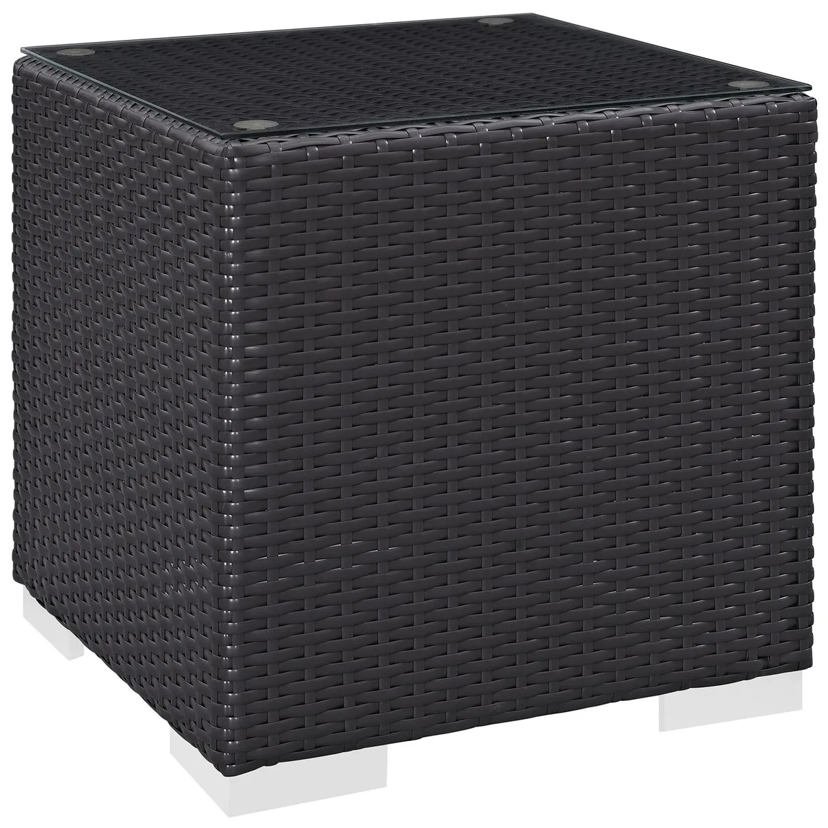 Modway Furniture Modway Furniture Convene Patio Side Table Espresso 17.5 18 — product photo