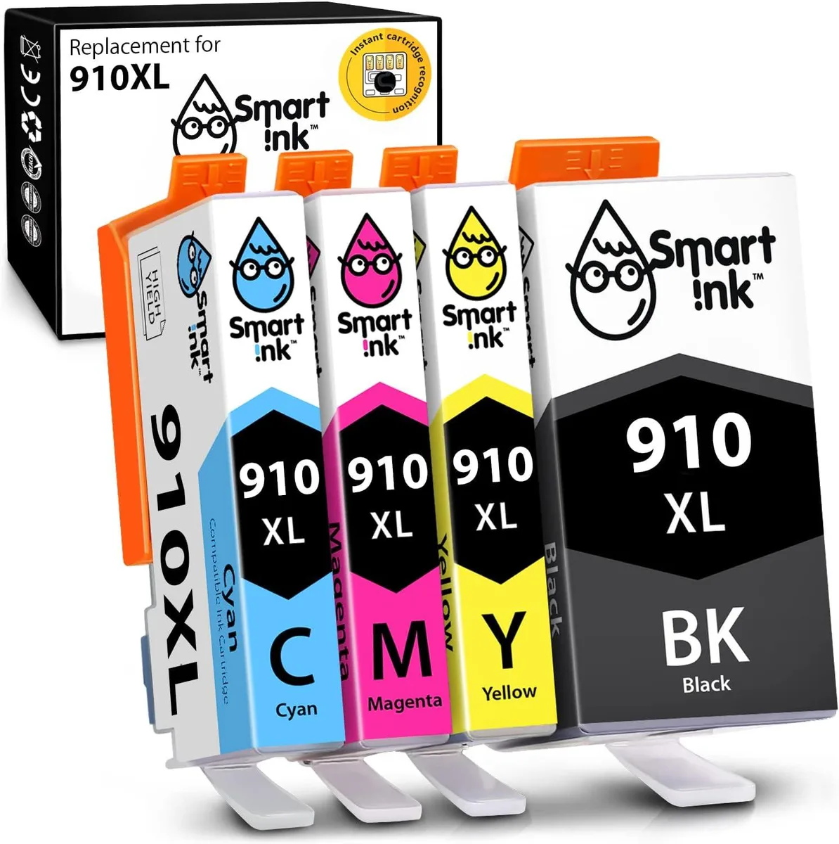 NuoTo NuoTo 910XL ink cartridge 4-pack Black Cyan Magenta Yellow — product photo