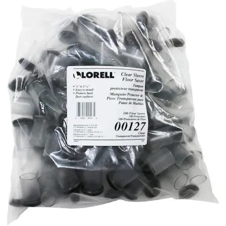 Lorell Lorell 00127 Clear Sleeve Floor Protectors 7/8" PK100 — product photo