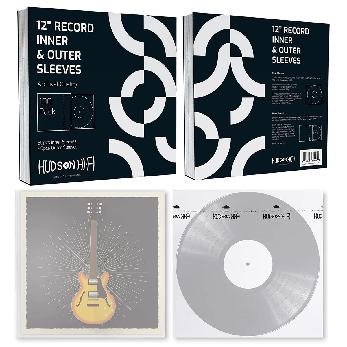  Hudson Hi-Fi 50INNER50OUTTER_M-stickerless 50 inner 50 outer 12 in framing supply — product photo