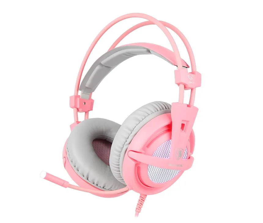 SADES SADES A6 7.1 USB Gaming Headset Limited Run Pink — product photo