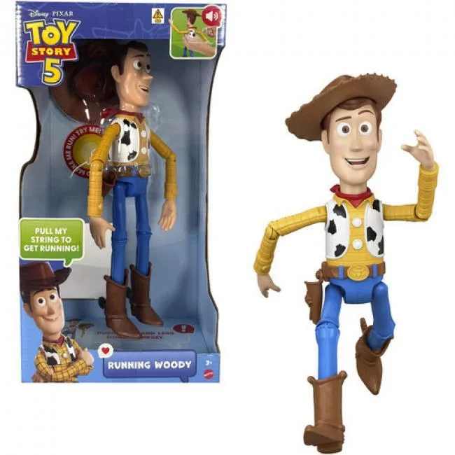 Mattel Mattel JKL95 Toy Story 5 Running Woody 12" Action Figure 50+ Sounds — product photo