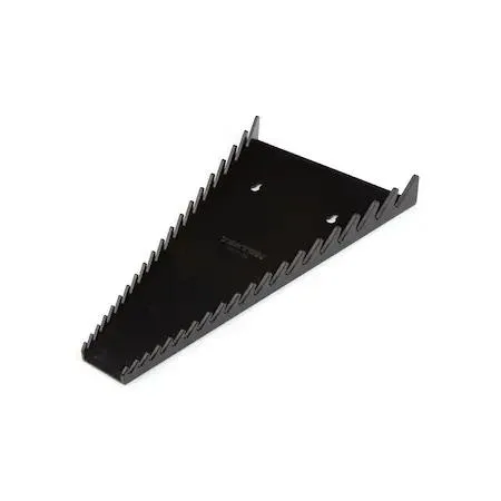 Black low-profile rack with 19 slots for combination wrenches
