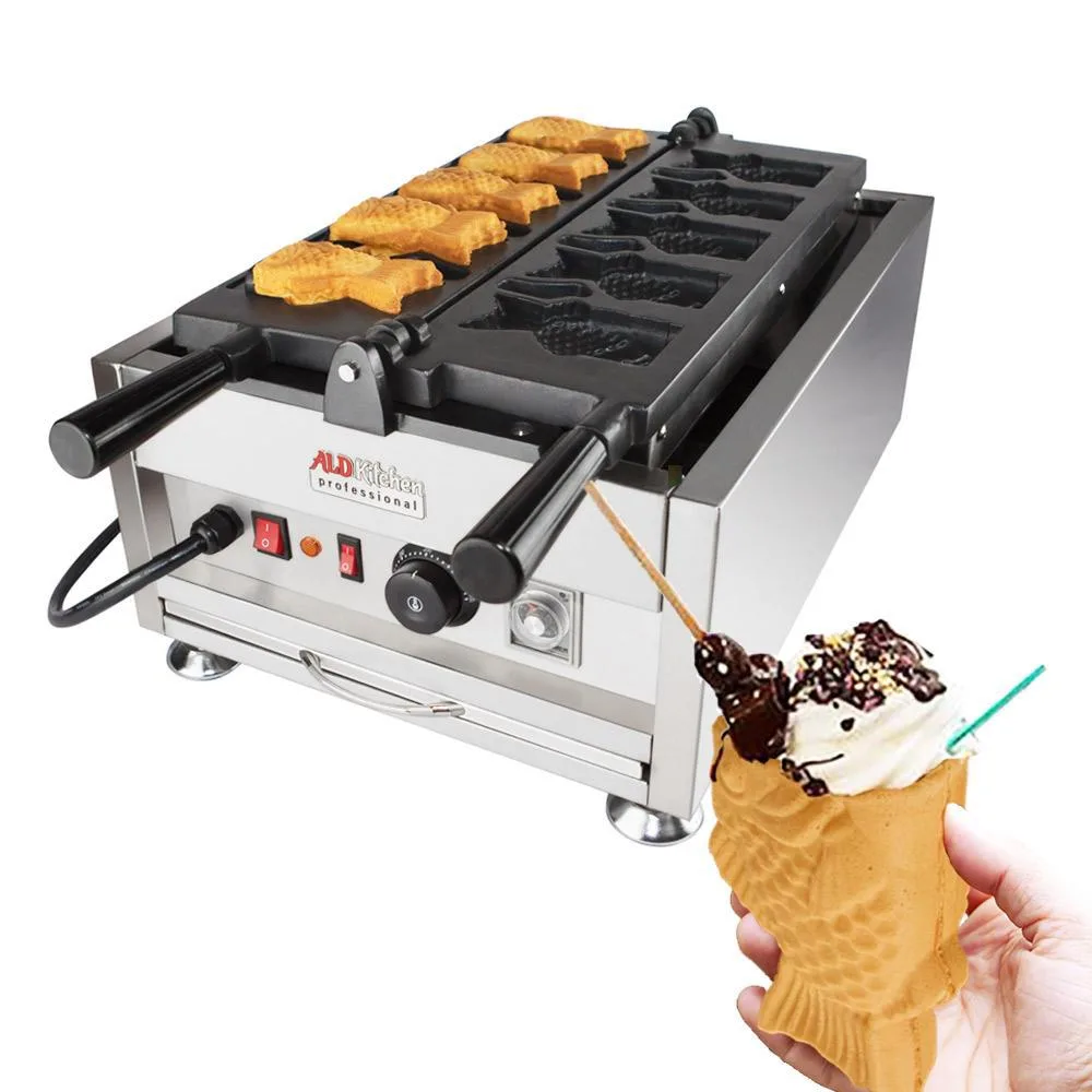 ALDKitchen ALDKitchen AP-209 Taiyaki Waffle Maker 5 Fish 110V — product photo