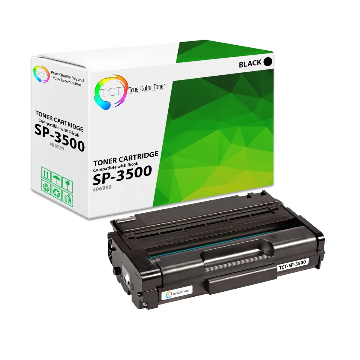 True Color Toner True Color Toner 406989 Black Toner Cartridge 6400 Pages — product photo