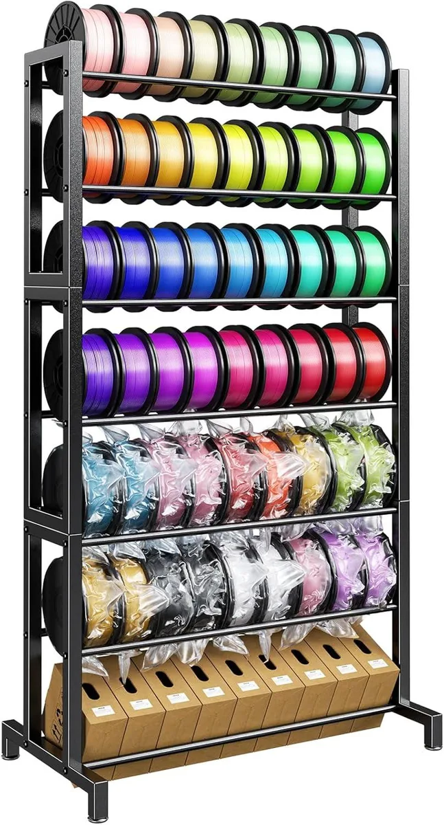 BFKK BFKK Filament Storage Rack 7-Tier 63 Spools Shelf Only — product photo