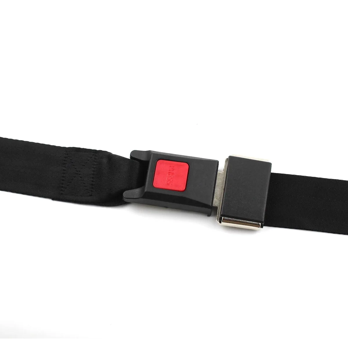 RAYBESTOS UNBRANDED RAYBESTOS UNBRANDED 2-Pack Universal Lap Seat Belt 2 Point Adjustable Retractable Black — product photo