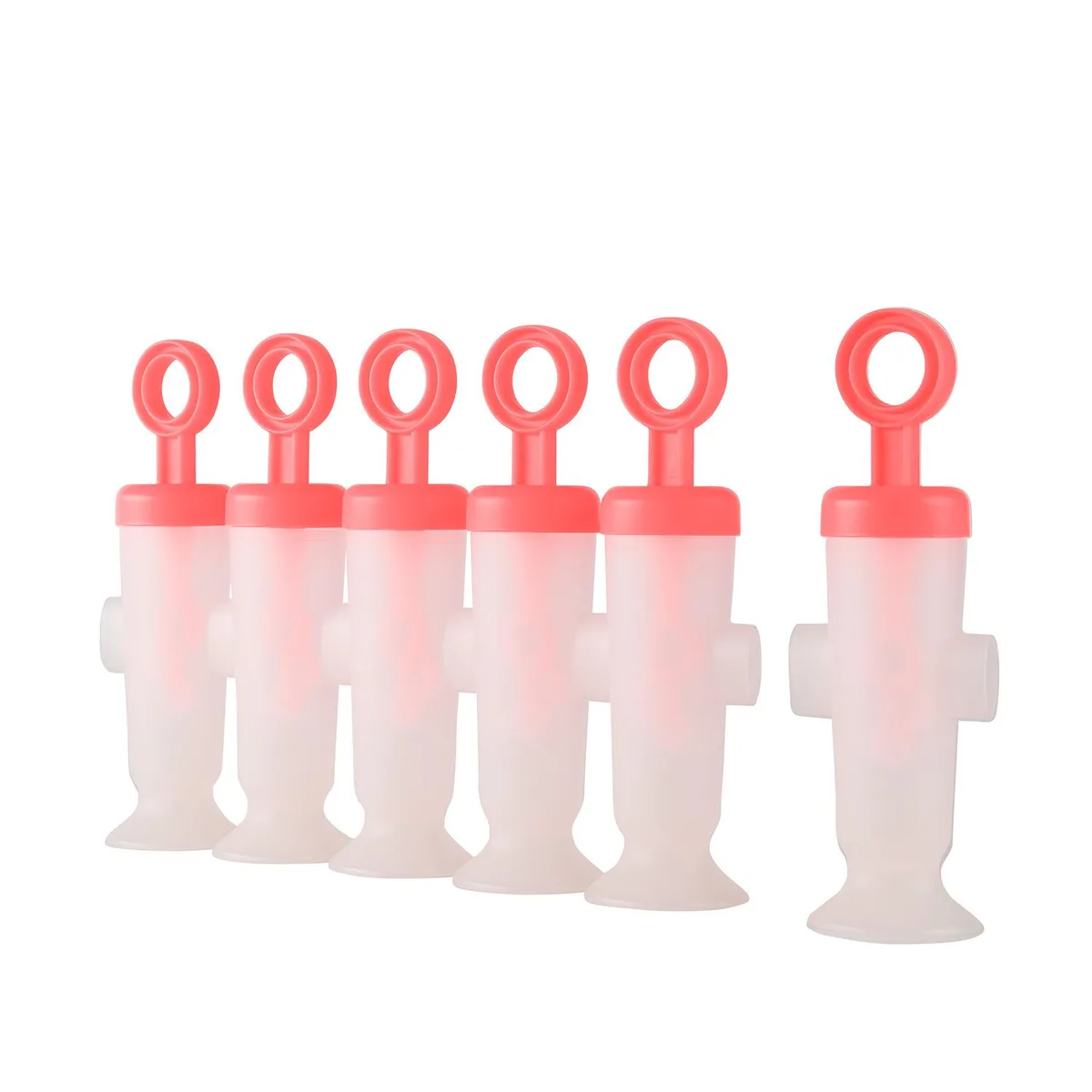 Cuisipro Cuisipro 837464 Snap-Fit Circle Pop Mold 2.9oz 85ml Set of 6 Coral kitchen accessory — product photo