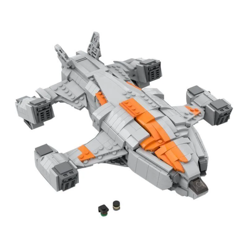 ZITIANYOUBUILD ZITIANYOUBUILD MOC-68713 1:250 Chieftain Elite Dangerous 1171 Parts — product photo