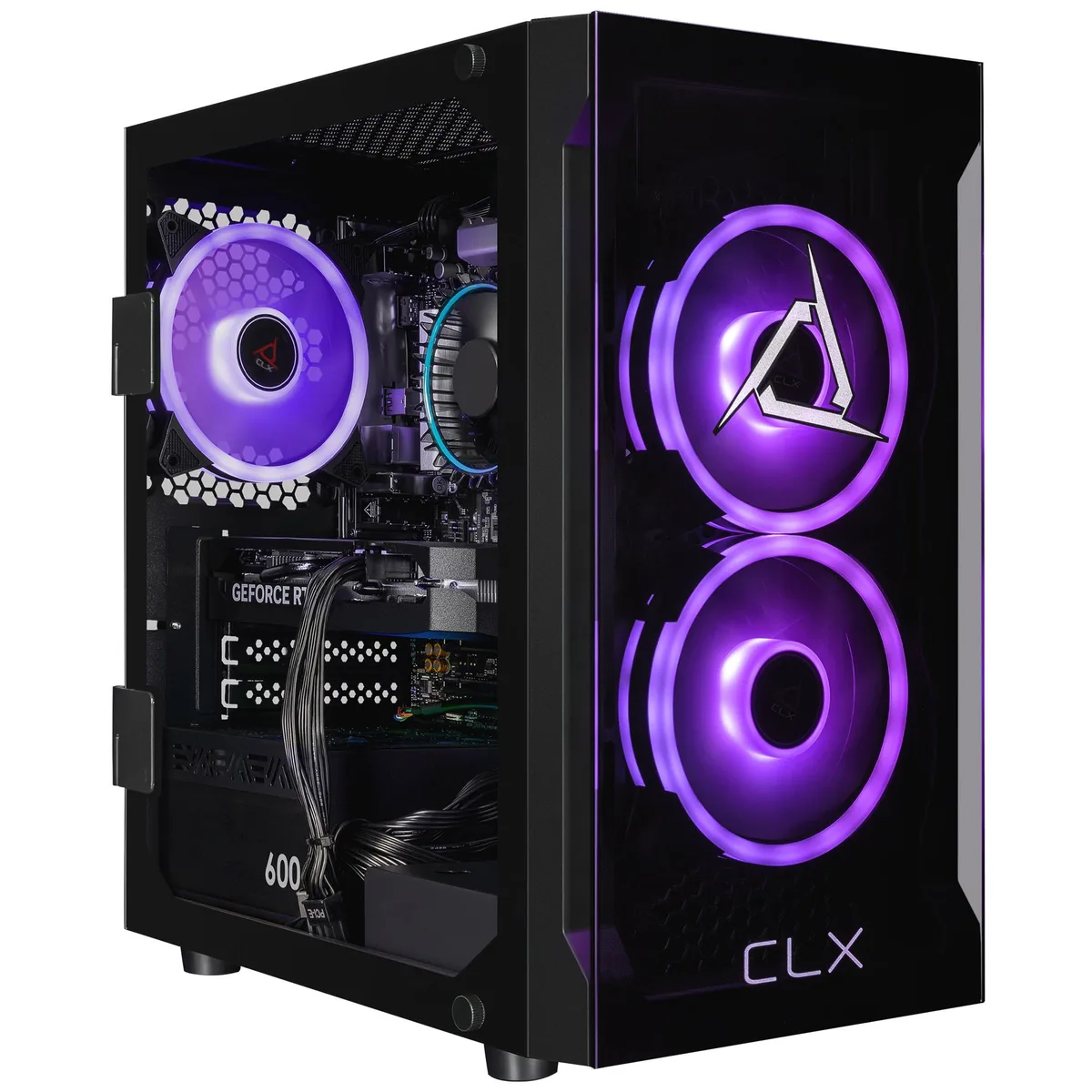 CLX Gaming CLX Gaming TGMSETRTA5501BM gaming PC i5 14400F 32GB DDR5 RTX 5060 8GB 2TB — product photo
