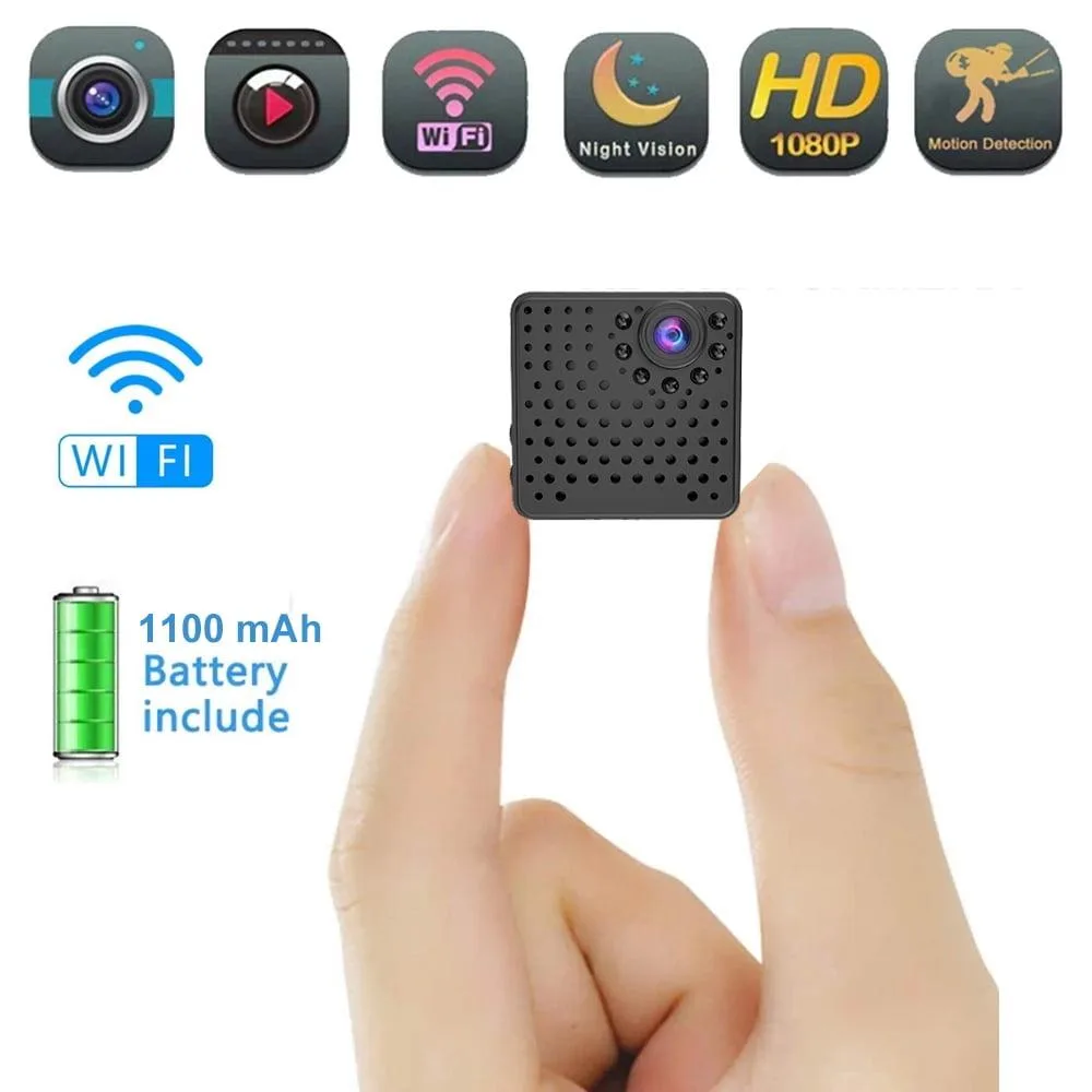 NShi NShi Mini WiFi Camera 1080P 155° Magnetic Night Vision Home Safety — product photo