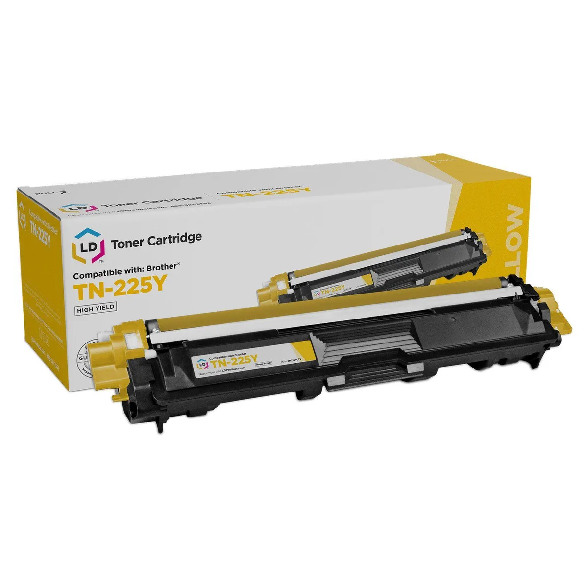 LD Products LD Products TN225 HY Yellow Toner Cartridge 2200 pages — product photo