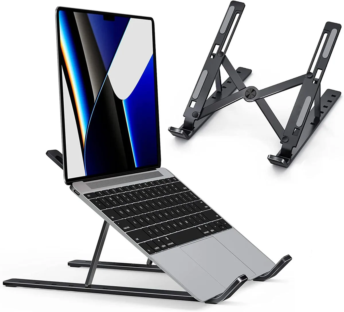 ESTONE ESTONE N3 Aluminium Laptop Stand 15.6 Black — product photo