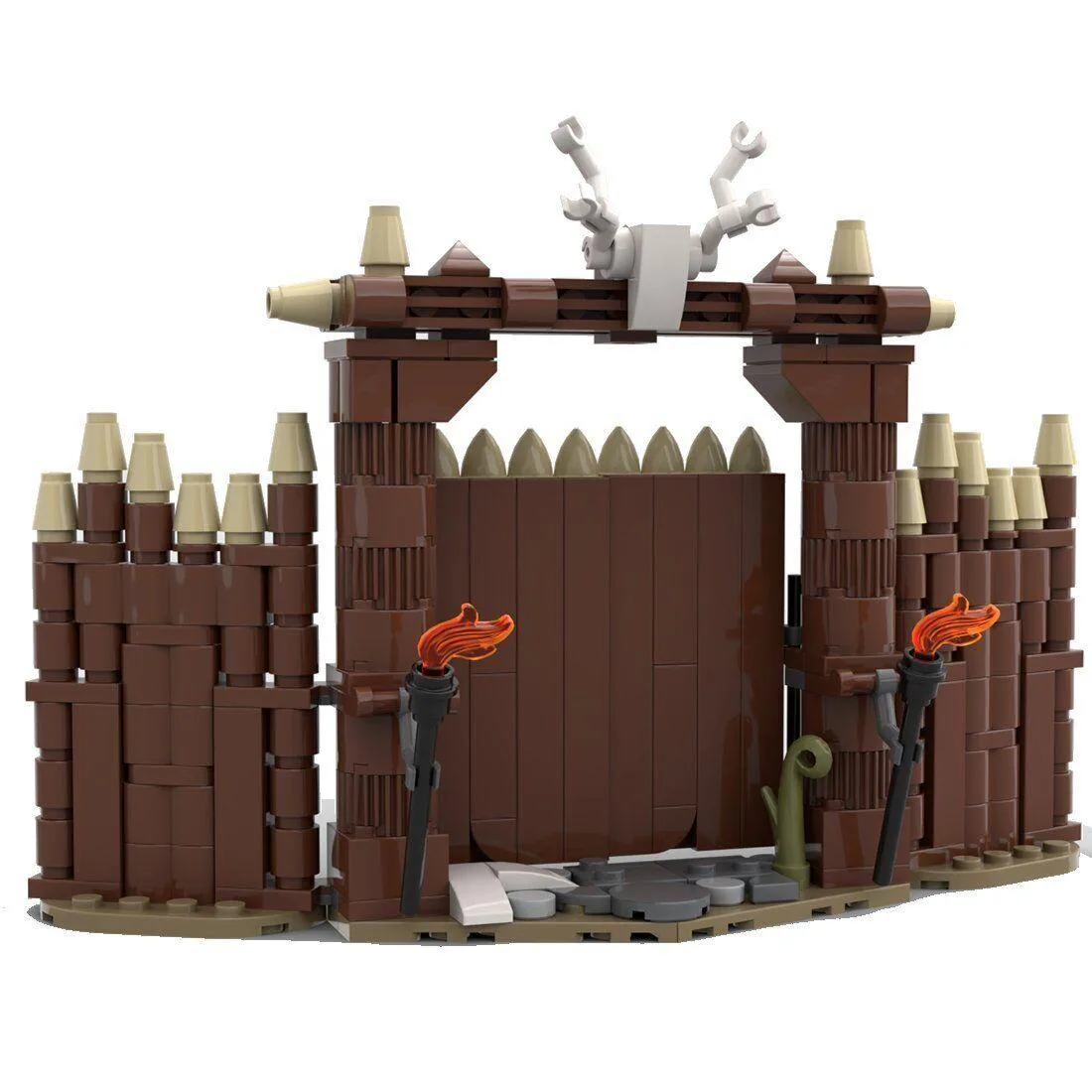 ZITIANYOUBUILD ZITIANYOUBUILD 220 MOC-103656 The Village Gate Educational Building Set — product photo