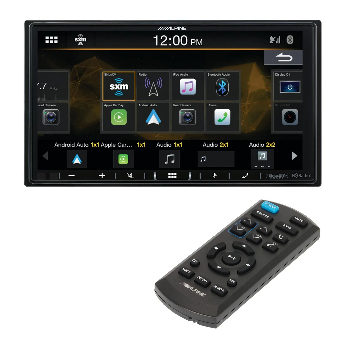 Alpine Alpine i407-WRA-JL &amp; RUE-4360 Receiver Bundle for 18-Up Wrangler — product photo