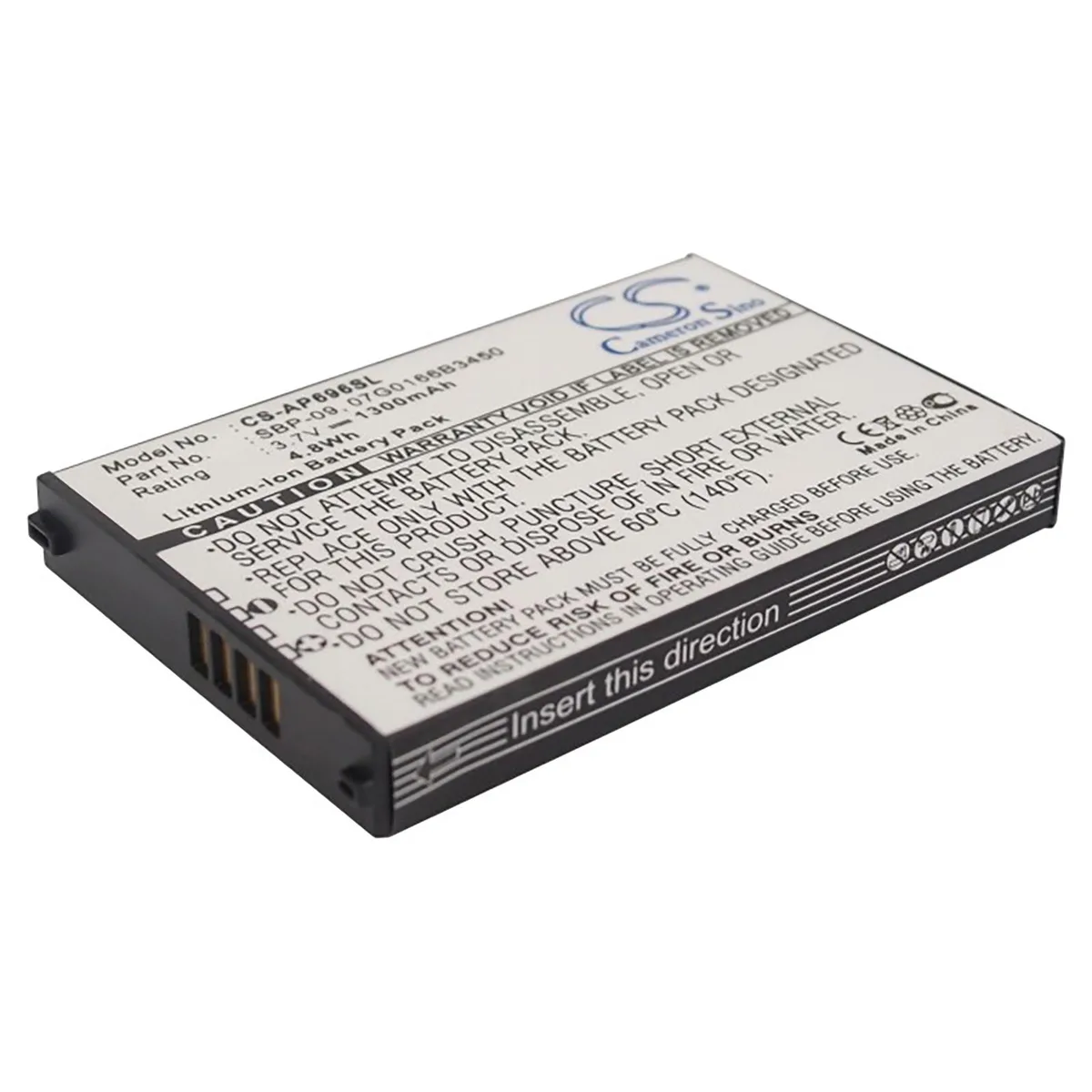 Cameron &amp; Co Cameron &amp; Co DS-CS-AP696SL 3.7V 1300mAh Li-ion battery for Asus MyPal A626 A686 A696 — product photo