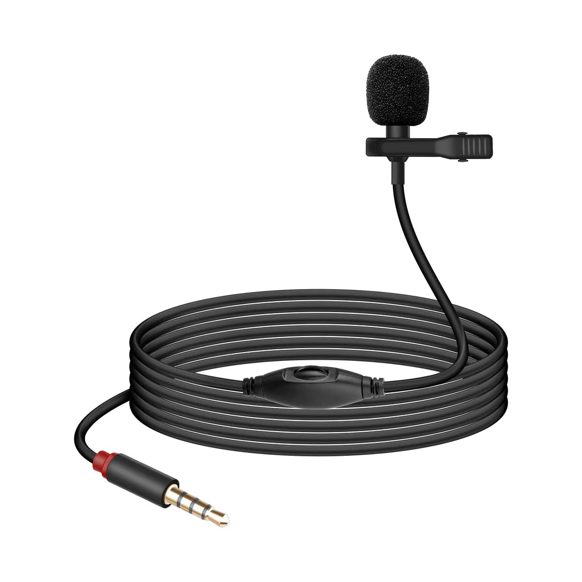  GELRHONR LH-932 Lavalier Microphone 3.5mm TRRS 1.5m 15g — product photo