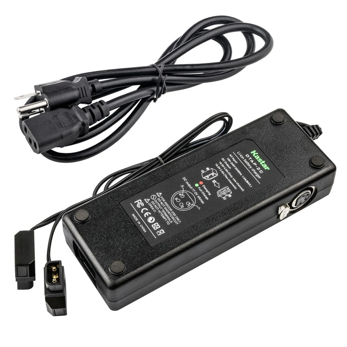 Kastar Kastar BP-A100 Dual D-Tap Charger for Canon EOS C220B C300 Mark II PL C300 Mark III Digital Cinema Camera — product photo
