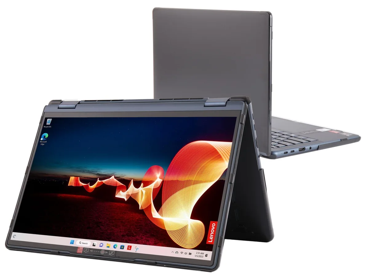 ALSEYE ALSEYE mCover case 13.3" Yoga 6 13ABR8 13ALC7 2 in 1 accessory Black — product photo