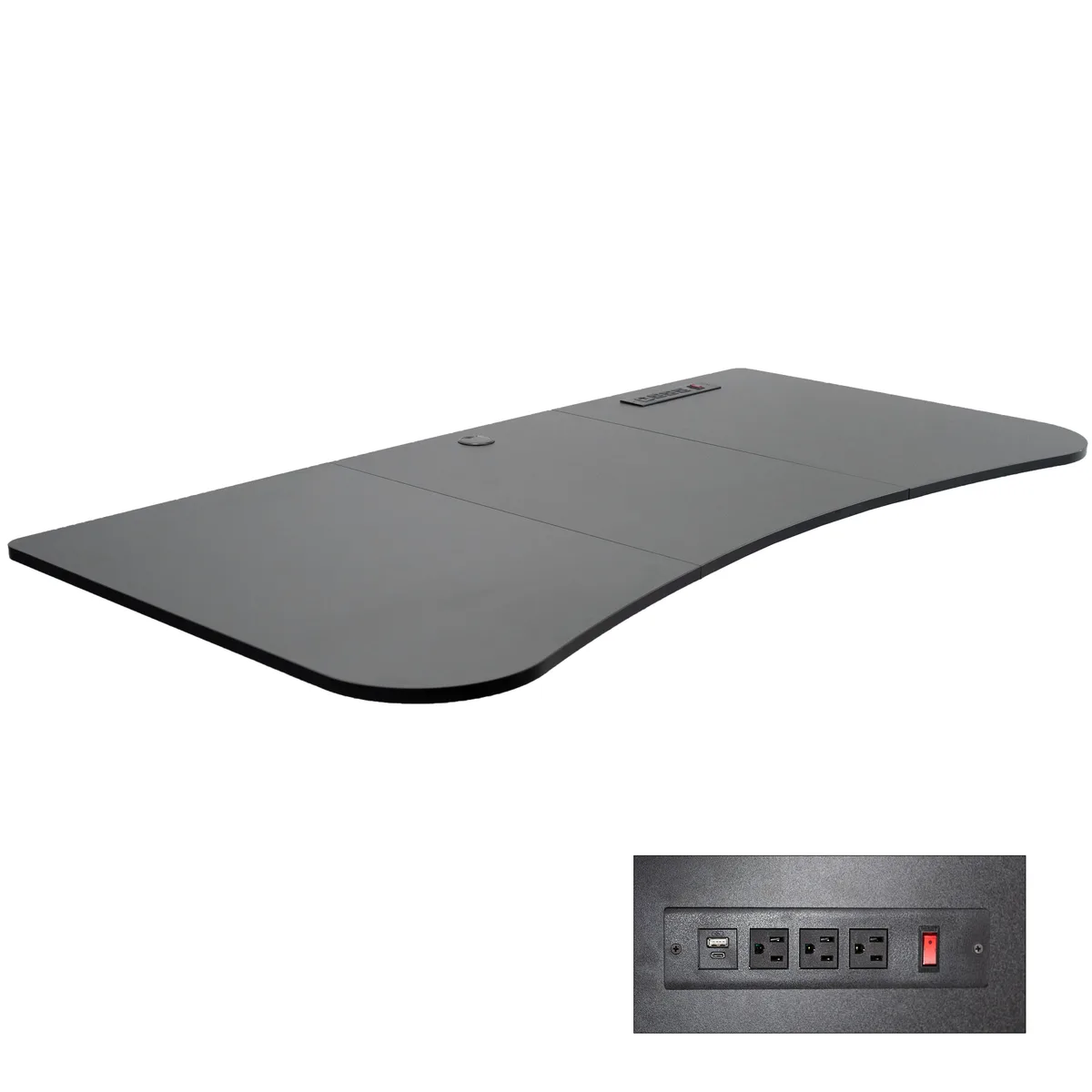 VIVO VIVO 63" x 32" Standing Desk Tabletop with Power Strip — product photo