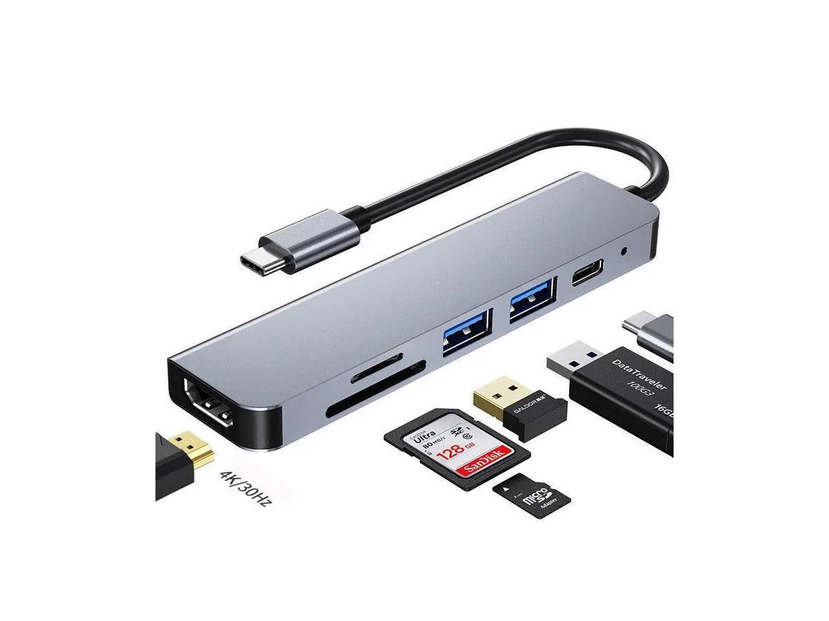 BONAEVER BONAEVER 6-in-1 USB-C Hub bag — product photo