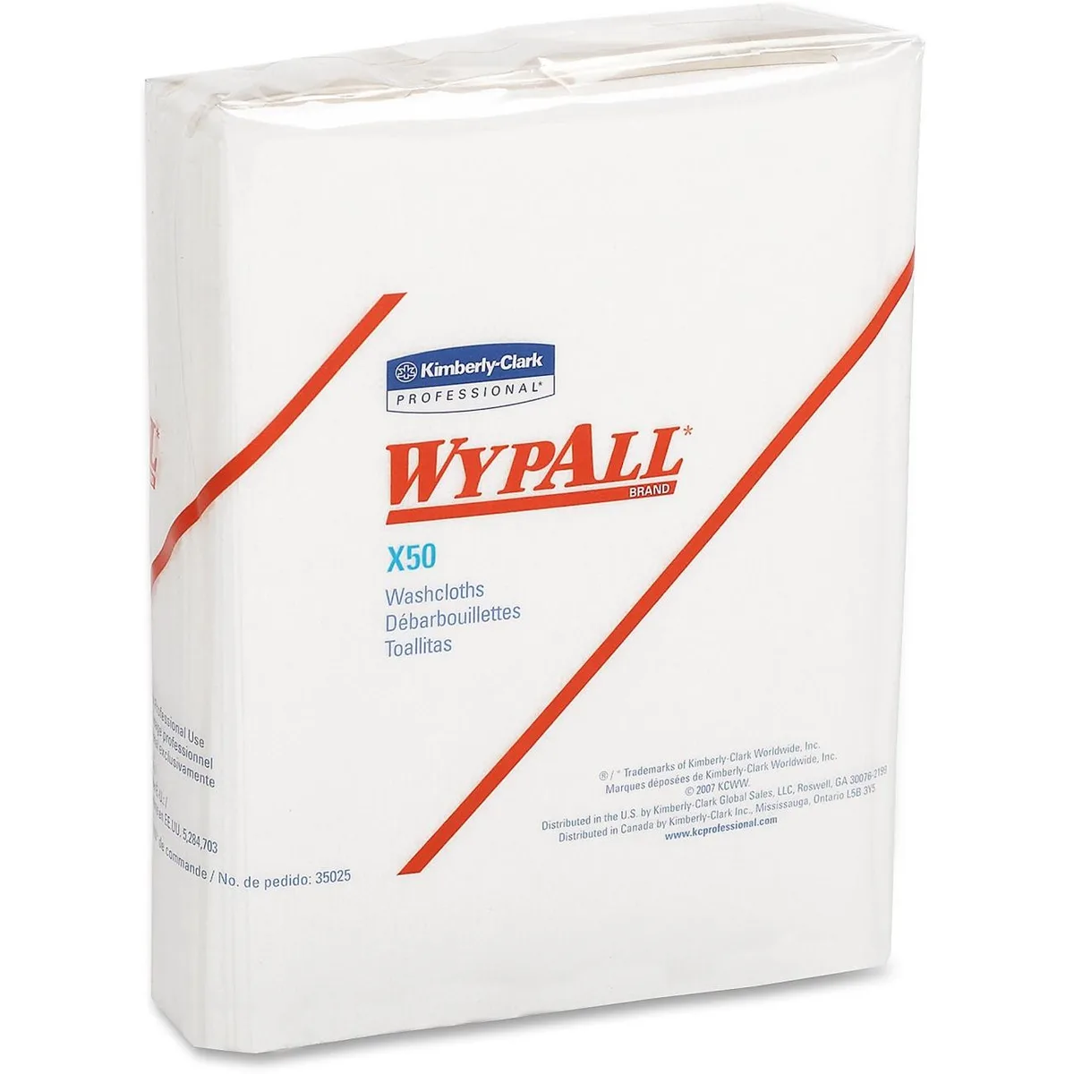 Kimberly-Clark Professional Kimberly-Clark Professional 35025 Wypall X50 Hydroknit Quarter-Fold Wipers 32 Pack 26 Sheets 10 x 12.50in — product photo