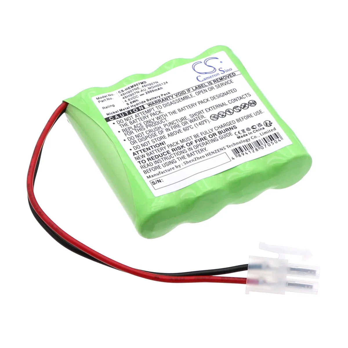 Estry Estry HEM-907-PBAT standard battery 4.8V 2000mAh — product photo