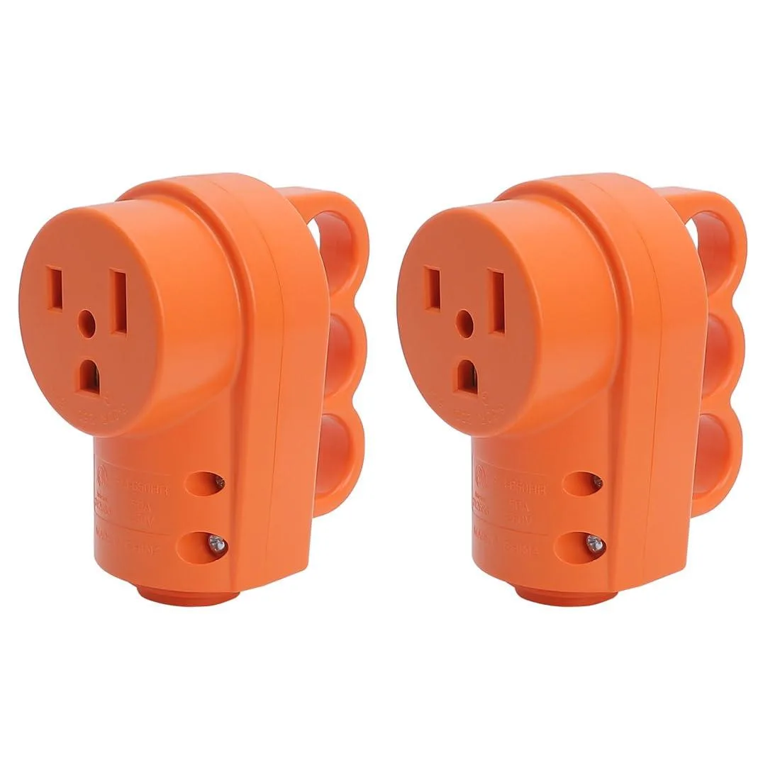 LORDWORLD LORDWORLD NEMA 6-50R 50A 250V Welder Receptacle Orange 2-Pack — product photo