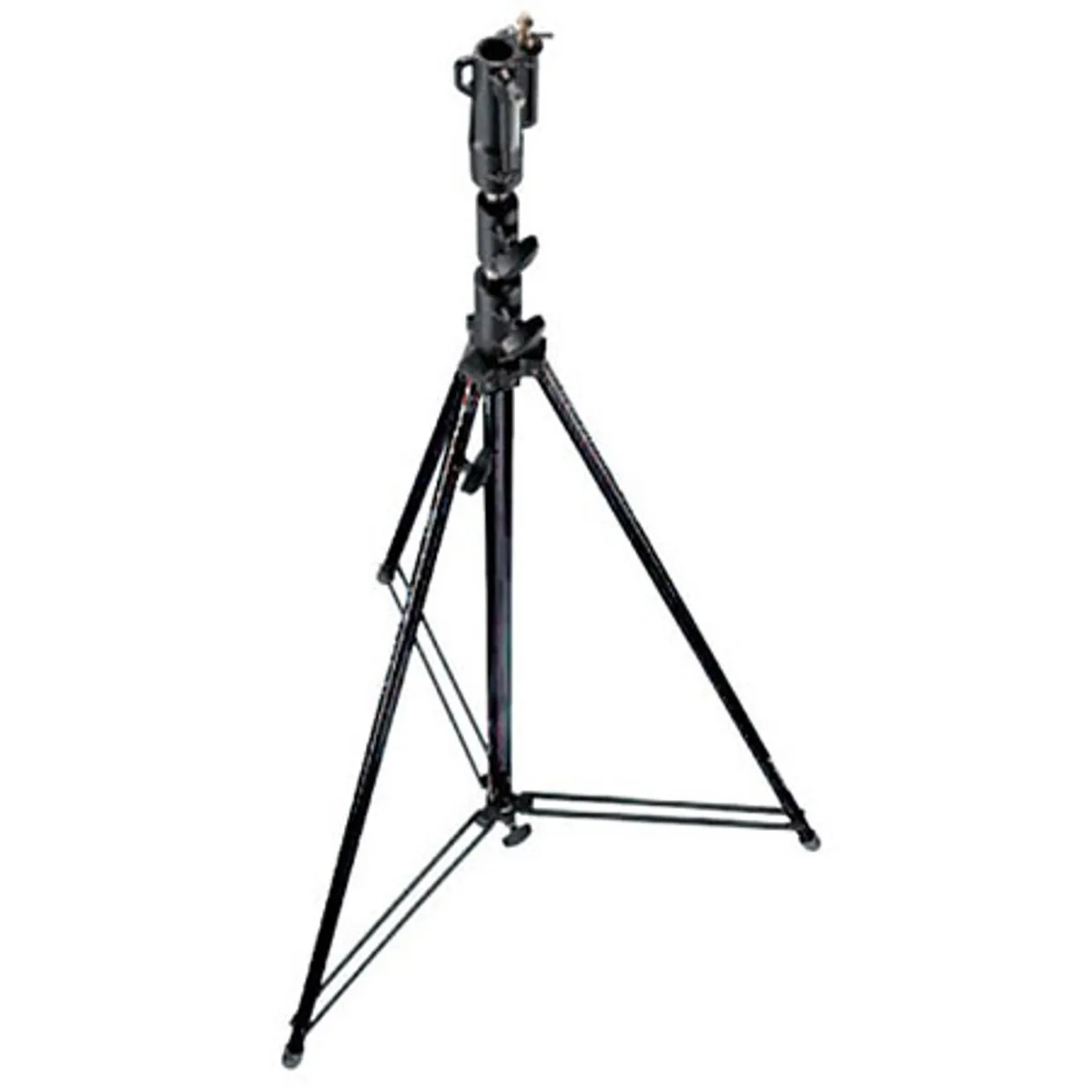 Manfrotto Manfrotto 111BSU 12' Plated Steel Light Stand with Leveling Leg, Black — product photo