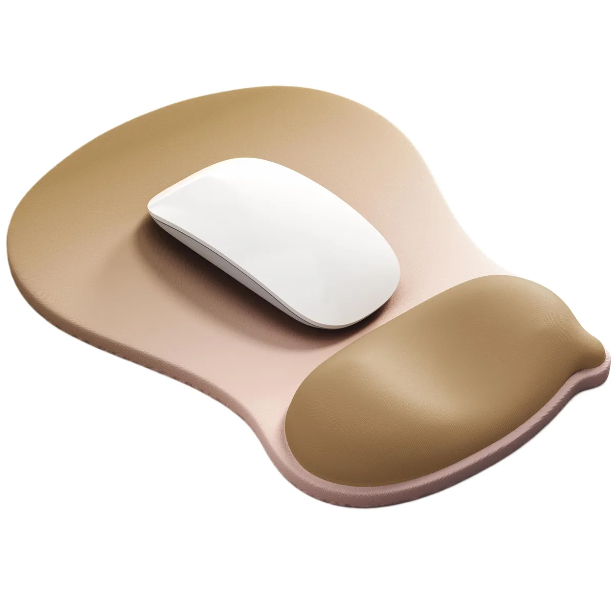  ABRONDA AB-053-S-Brown Gel Wrist Rest Mouse Pad Brown 7.48 x 10.24 inches — product photo
