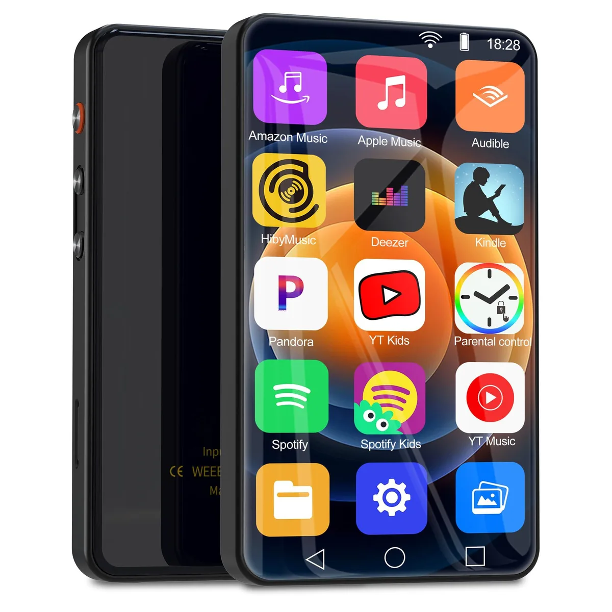 Ninsiden 144M400BLACK 144GB MP3 Player Bluetooth 5.2 Black — product photo