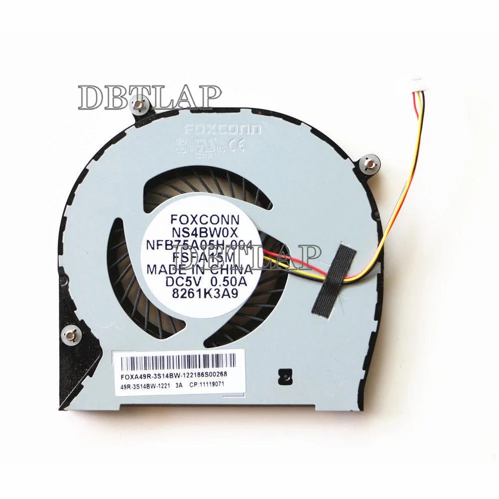 DBTLAP DBTLAP laptop cooling pad FOXCONN NS4BW0X NFB75A05H-004 — product photo