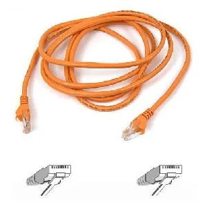 Belkin Belkin A3L791-05-ORG 5 ft CAT5e RJ45 network ethernet cable orange — product photo