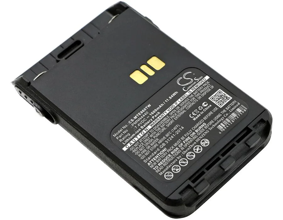Cameron & Co Cameron & Co DS-CS-MTE860TW 1.6 Ah Li-ion battery for Motorola DP3441 — product photo